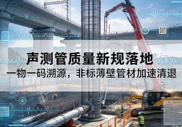 博尔塔拉声测管质量新规落地，一物一码溯源，非标薄壁管材加速清退